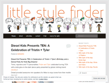 Tablet Screenshot of littlestylefinder.com